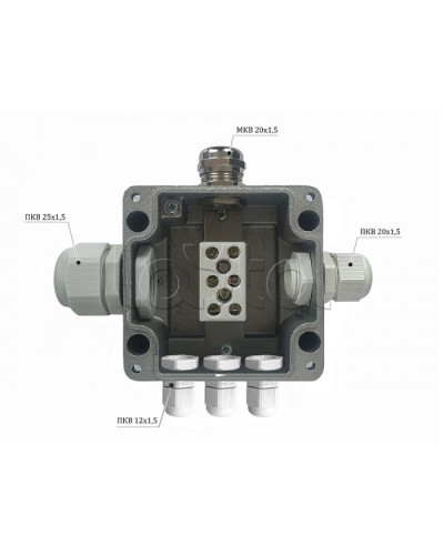 Металлическая коробка соединительная Магнито-контакт МКС 2ВК «МОРОЗ» с датчиком вскрытия корпуса (тампером), IP66/IP68 в Нижнем Новгороде Распределительные коробки Pintop.ru