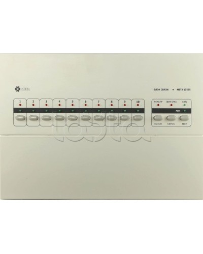 Блок связи на 10 каналов МЕТА 17555 в Нижнем Новгороде Система оповещения и трансляции Мета Pintop.ru