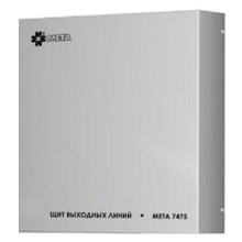 Щит выходных линий с грозозащитой на 12 линий МЕТА 7480