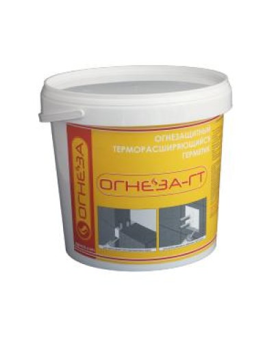 Герметик противопожарный терморасширяющийся Огнеза ОГНЕЗА-ГТ, ведро 3 кг., цвет серый в Нижнем Новгороде Дополнительное оборудование пожаротушения Pintop.ru