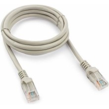 Патч-корд медный F/UTP, категория 5e, 26 AWG (0,48 мм), экранированный, LSZH, серый, 3 м