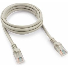 Патч-корд медный U/UTP, категория 6, 24 AWG (0,51 мм), неэкранированный, LSZH, серый, 5 м.