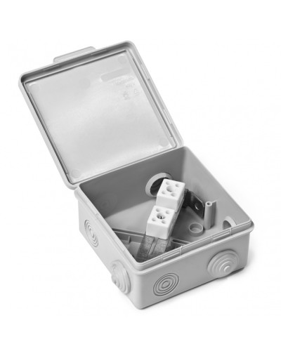 Коробка монтажная огнестойкая пластиковая герметичная КМОПГ IP54, 4 контакта для кабеля до 2,5мм2(4к х 2,5 мм) ПожТехКабель 071-003 в Нижнем Новгороде Распределительные коробки Pintop.ru