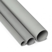 Труба гладкая самозатухающий ПВХ 63 мм ПожТехКабель 712-007