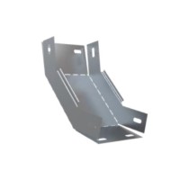 Угол вертикальный внутренний 45° 400x50 (0,7) ПожТехКабель (560-006)