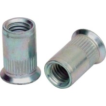 Заклепка резьбовая стальная с фланцем М4х0,7х11,6 (1000 шт/уп) ПожТехКабель (868-001)