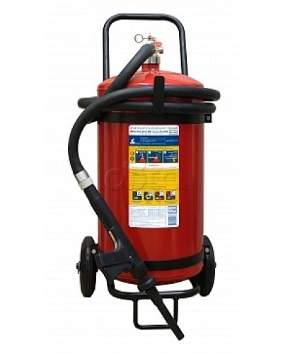 Огнетушитель ПОЖТЕХНИКА ОВП-40(з) МИГ зимний (ФторПАВ) на съемн.тележке с перекр. стволом (баллон 50 л, ОТВ 40 л) в Нижнем Новгороде Огнетушители Pintop.ru