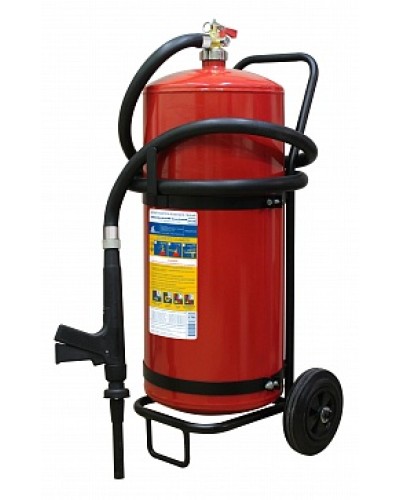 Огнетушитель ПОЖТЕХНИКА ОВП-50(з) МИГ летний (ФторПАВ) на съемн.тележке с перекр. стволом (баллон 62,5 л, ОТВ 50 л) в Нижнем Новгороде Огнетушители Pintop.ru