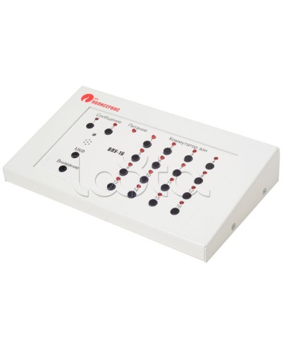 Пульт управления выносной Полисервис ВПУ-16 в Нижнем Новгороде Система оповещения Октава Полисервис Pintop.ru