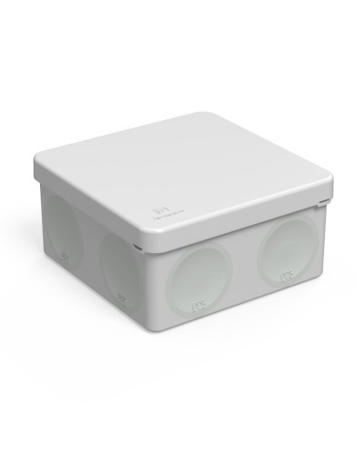 Коробка распред. 60-0300м двухкомп. безгалогенная (HF) 100х100х50 (8шт/уп) Промрукав (60-0300м) в Нижнем Новгороде Распределительные коробки Pintop.ru