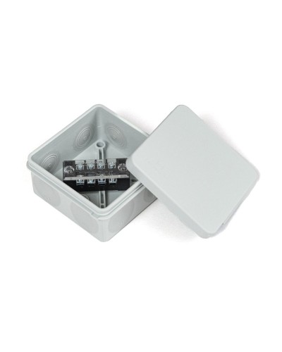 Коробка распред. двухкомп. (HF) 80х80х40 серая Промрукав (PR80.0168) в Нижнем Новгороде Распределительные коробки Pintop.ru