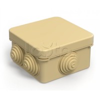 Коробка распределительная для о/п безгалогенная (HF) сосна 80х80х40 (105шт/кор) Промрукав (40-0210-1001)