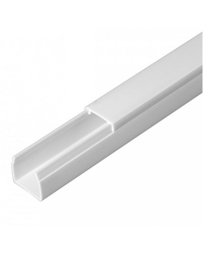 Кабель-канал белый 2-й замок в п/э 16х16 (84 м/уп) Промрукав (PR03.0048) в Нижнем Новгороде Кабель-канал Pintop.ru