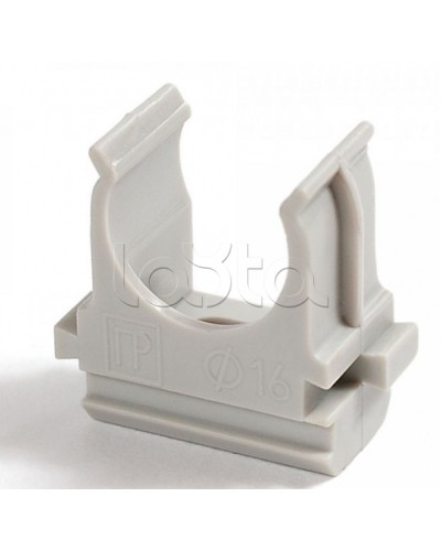 Крепеж-клипса для труб АБС-пластик в карт д16 (200шт/2000шт уп/кор) Промрукав (PR.0616) в Нижнем Новгороде Держатели, клипсы, скобы Pintop.ru