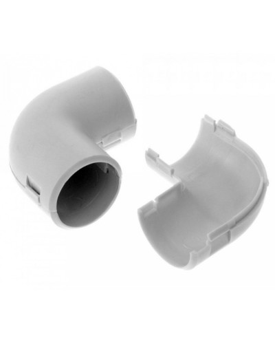 Соединитель угловой разборный д16 (5шт/700шт уп/кор) Промрукав (PR.07516м) в Нижнем Новгороде Повороты, муфты, тройники Pintop.ru