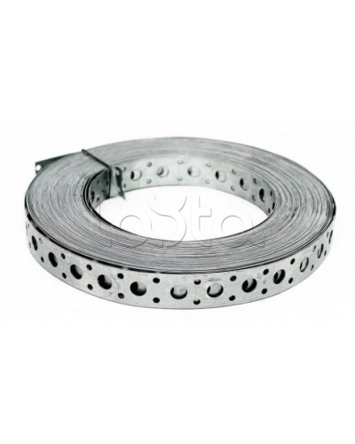 Лента монтажная перфорированная прямая для прямого монтажа ЛМП 12х0,55 (25 м.) Промрукав (PR08.3830) в Нижнем Новгороде Стяжки-хомуты Pintop.ru