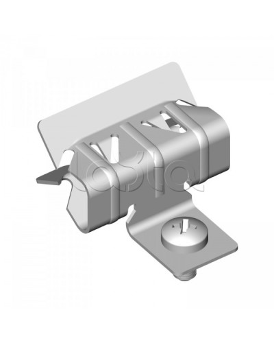 Зажим балочный 2-7 мм с отгибом и винтом М6х9 Промрукав (PR08.5818) в Нижнем Новгороде Аксессуары для лотков Pintop.ru