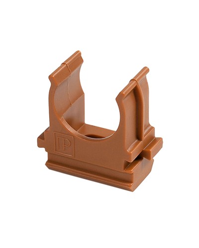 Крепёж-клипса для труб АБС-пластик бук д20 в малой упаковке (10шт/1000шт уп/кор) Промрукав (PR13.0052) в Нижнем Новгороде Держатели, клипсы, скобы Pintop.ru