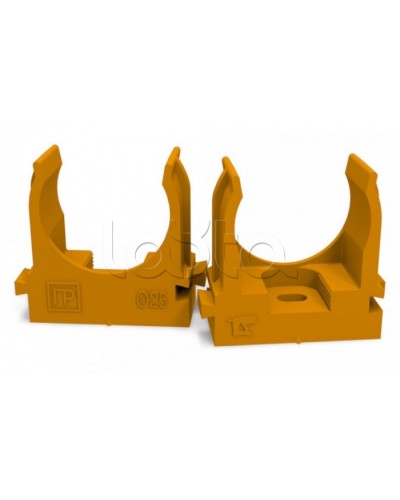 Крепеж-клипса для труб для монтажного пистолета оранжевая д25 (100шт/700шт уп/кор) Промрукав (PR13.0153) в Нижнем Новгороде Держатели, клипсы, скобы Pintop.ru