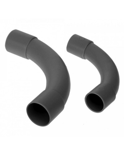 Соединитель угловой черный д25 (30шт/270шт уп/кор) Промрукав (PR13.0189) в Нижнем Новгороде Повороты, муфты, тройники Pintop.ru