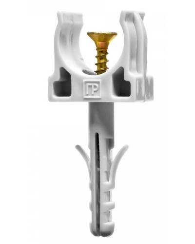 Крепеж-клипса с дюбелем и саморезом серая д16 (100шт/1500шт уп/кор) Промрукав (PR13.0215) в Нижнем Новгороде Крепеж: Дюбели, шурупы, саморезы Pintop.ru