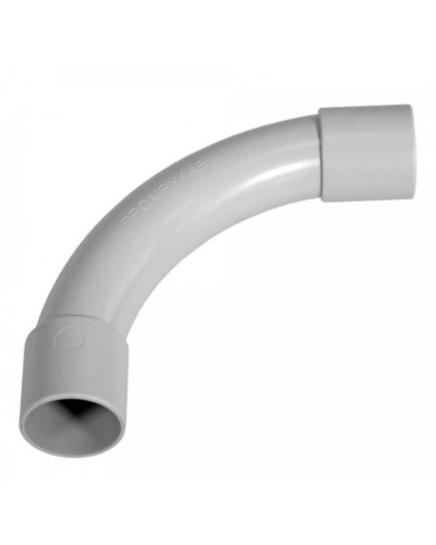 Соединитель угловой д20 безгалогенный (HF) атмосферостойкий серый (50шт/450шт уп/кор) Промрукав (PR13.0357) в Нижнем Новгороде Повороты, муфты, тройники Pintop.ru