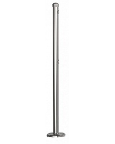 Стойка стационарная хромированная Ростов-Дон ОБ1/0-0 ХРОМ в Нижнем Новгороде Ограждения Pintop.ru