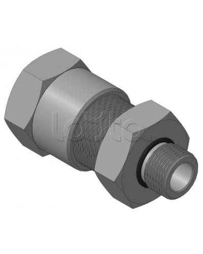Кабельный ввод с резьбой G1/2 мм для прокладки кабеля в металлорукаве РЗ-ЦП-20, с уплотнением кабеля и проходным диаметром кабеля d=8-12 мм Спектрон КВМ-20/12-М-G1/2 в Нижнем Новгороде Аксессуары для кабель-канала Pintop.ru