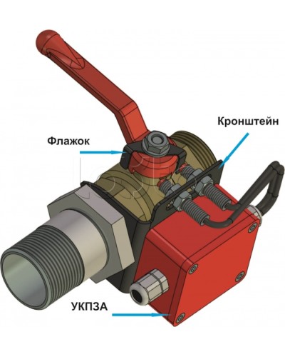 Кронштейн КШ-15-46-И (для УКПЗА v1, v2) Спецавтоматика в Нижнем Новгороде Дополнительное оборудование пожаротушения Pintop.ru