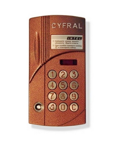 Блок вызова аудиодомофона на 400 абонентов Цифрал ИНТЕЛ в Нижнем Новгороде Блоки вызова многоабонентные Pintop.ru