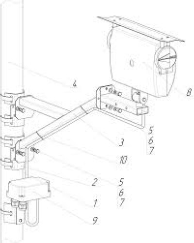 Комплект консоли ЮМИРС КМЧ-2 в Нижнем Новгороде Аксессуары для средств охраны периметра Pintop.ru