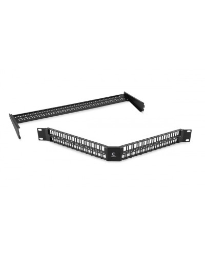 Угловая модульная патч-панель 19, 48 портов, 1U Cabeus (PLBHD-48-CON) в Нижнем Новгороде Патч панель Pintop.ru