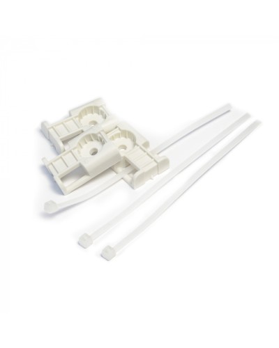 Комплекты крепления площадка для прямого монтажа белая со стяжкой 2,5х100 мм (100 шт) Промрукав (PR13.02512) в Нижнем Новгороде Аксессуары для кабель-канала Pintop.ru