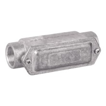 Коробка протяжная алюминиевая 2 ввода 180 градусов М40х1.5 IP55 171х62х71мм DKC (6030-40)