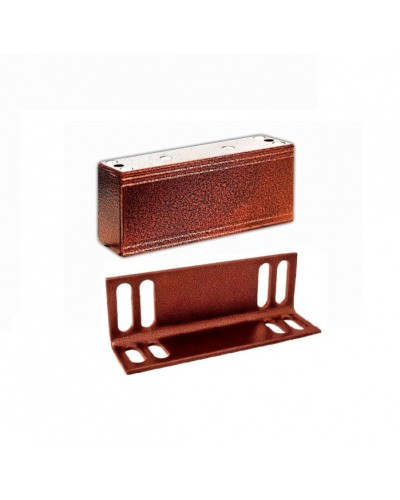 Замок электромагнитный Олевс М1-200 с уголком медный антик в Нижнем Новгороде Электромагнитные замки Pintop.ru