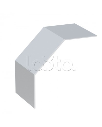 Крышка на угол 90 градусов верт. внеш. лестн. усиленная 150x600 мм (2 мм) HDZ EKF (kvoltp90150600-2-HDZ) в Нижнем Новгороде Аксессуары для лотков Pintop.ru