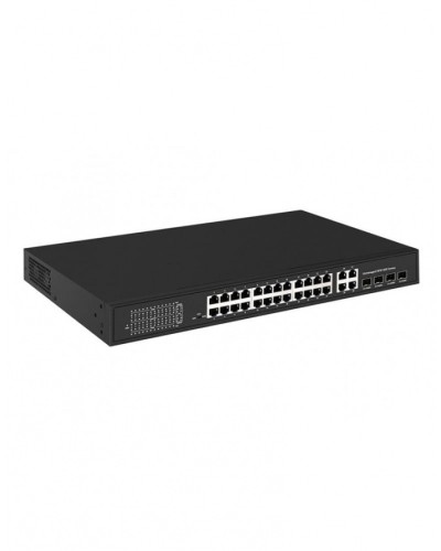 PoE коммутатор Fast Ethernet на 24 x RJ45 портов + 4 x GE Combo uplink порта NST NS-SW-24F4G-P в Нижнем Новгороде Коммутаторы Pintop.ru