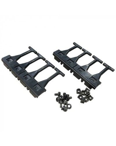 Кабельная гребенка 4U универс, с пальцами глубиной 106 мм, 2 шт. в комп, черная LANMASTER (LAN-DC-CB-4U-PF/S) в Нижнем Новгороде Аксессуары для стоек и шкафов Pintop.ru