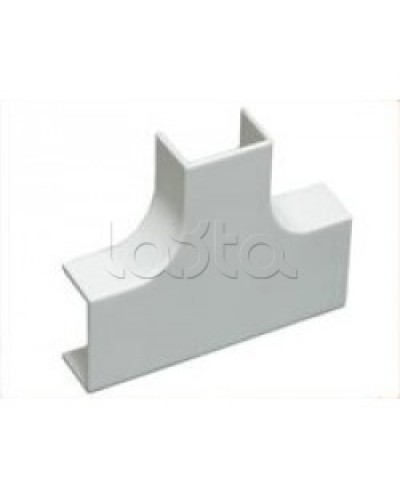 Угол Т-образный плавный стандарт TIA 25x16 мм Экопласт 72405R в Нижнем Новгороде Аксессуары для кабель-канала Pintop.ru