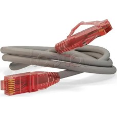 Патч-корд RJ45-RJ45, 4 пары, UTP, кат.5е, LSZH (0,3м) Hyperline PC-LPM-UTP-RJ45-RJ45-C5e-0,3M-LSZH-GY