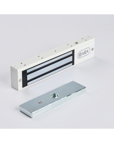 R-Lock RL-EM180-00W - Электромагнитный замкок, 180кг, DC12/24B, цвет белый, RAL9016(белый) в Нижнем Новгороде Электромагнитные замки Pintop.ru